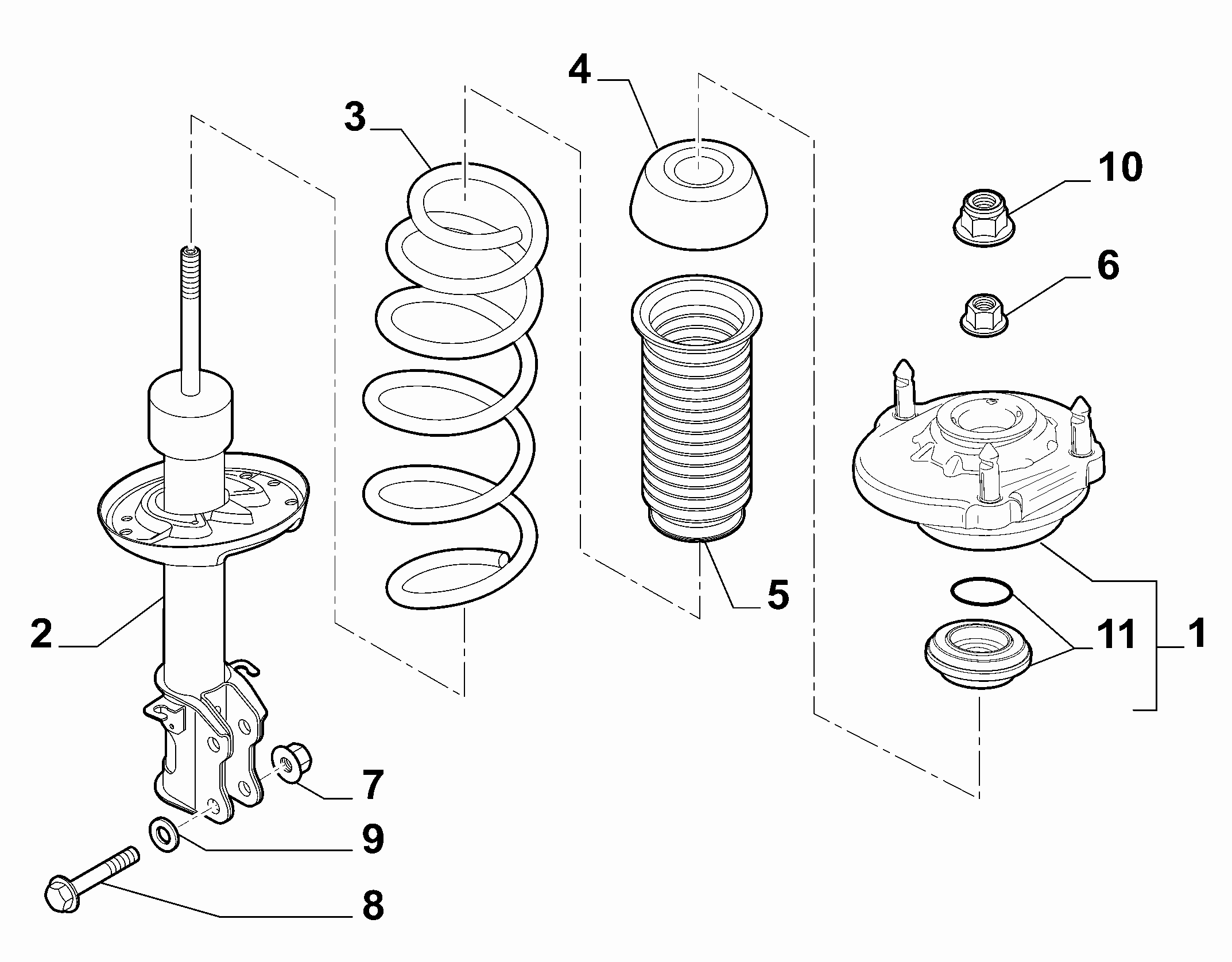 FIAT 51810447 - Gājiena ierobežotājs, Atsperojums ps1.lv