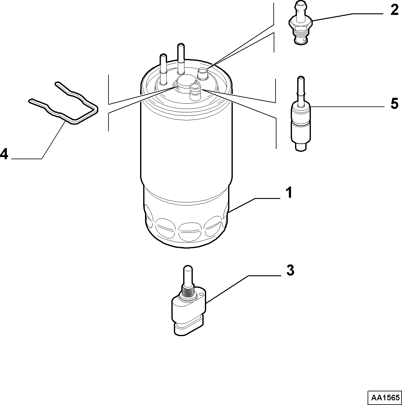 Eicher 77363804 - Degvielas filtrs ps1.lv