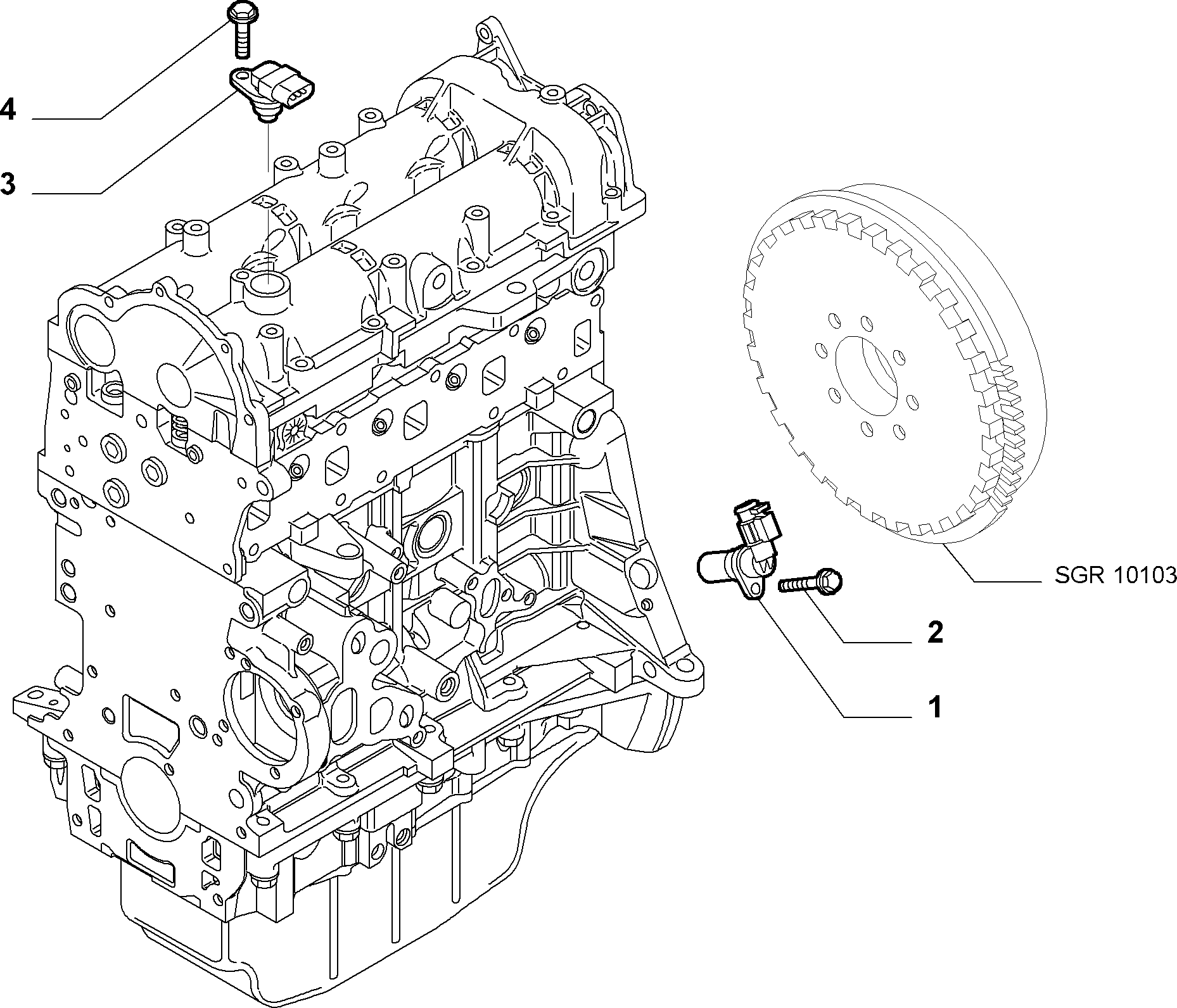 ALFA 55216241 - SENSOR ps1.lv