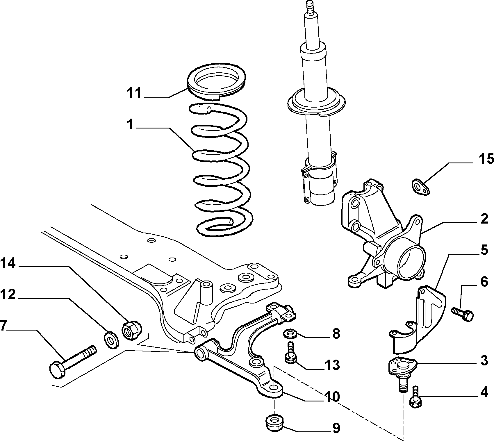 Alfarome/Fiat/Lanci 1339465080 - Piekare, Šķērssvira ps1.lv