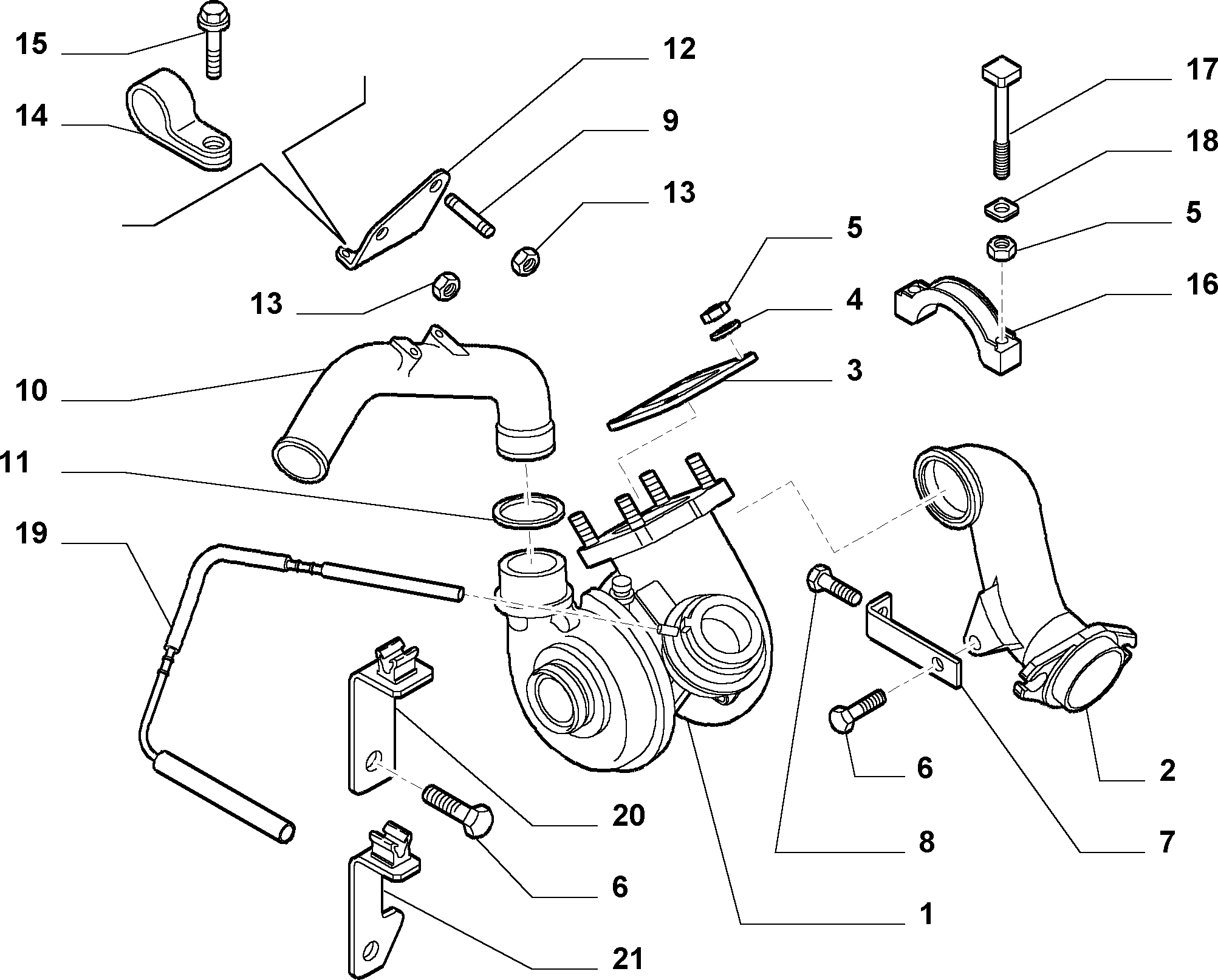 FIAT 504084355 - Kompresors, Turbopūte ps1.lv