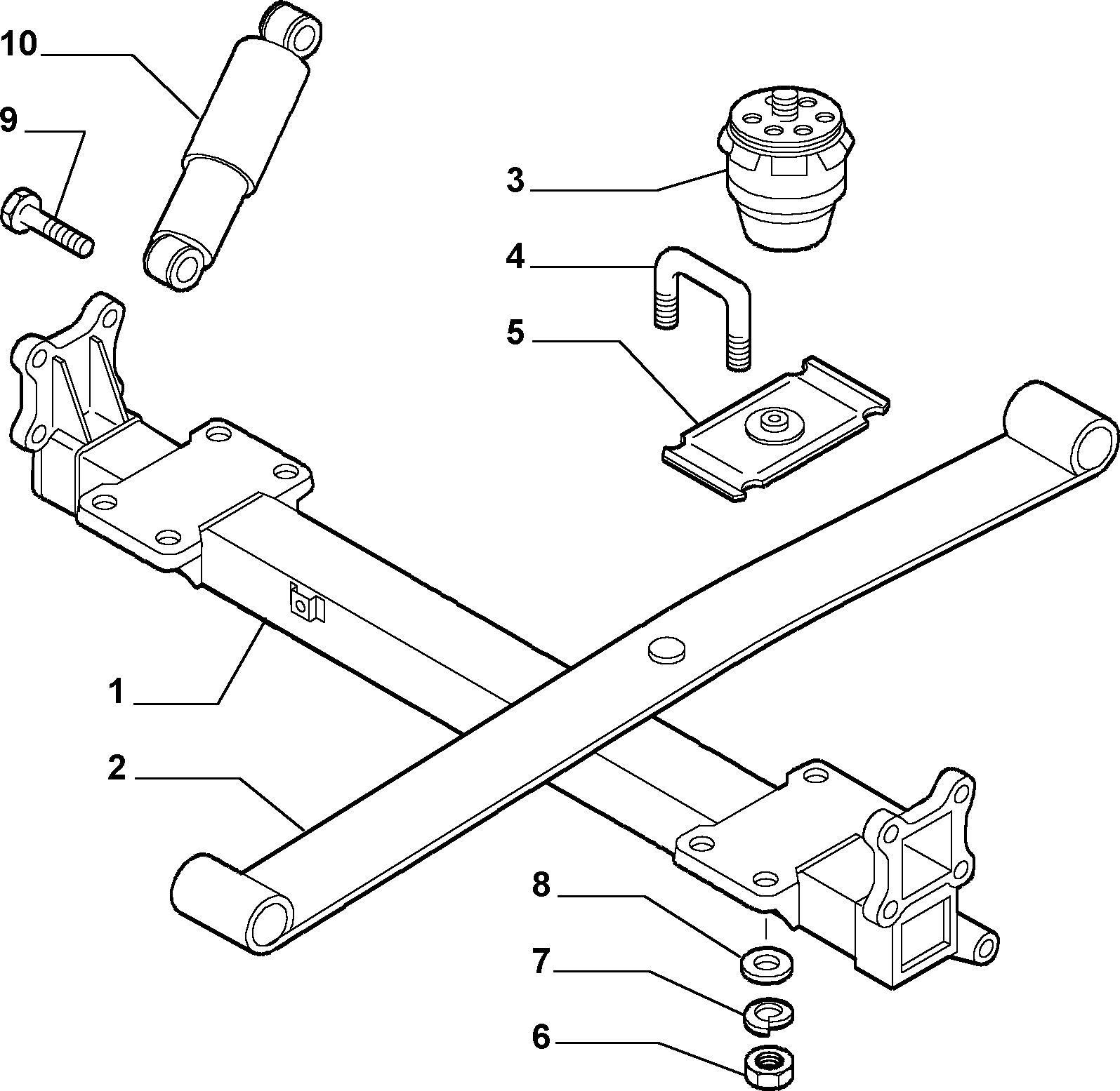 FIAT 1312668080 - Amortizators ps1.lv