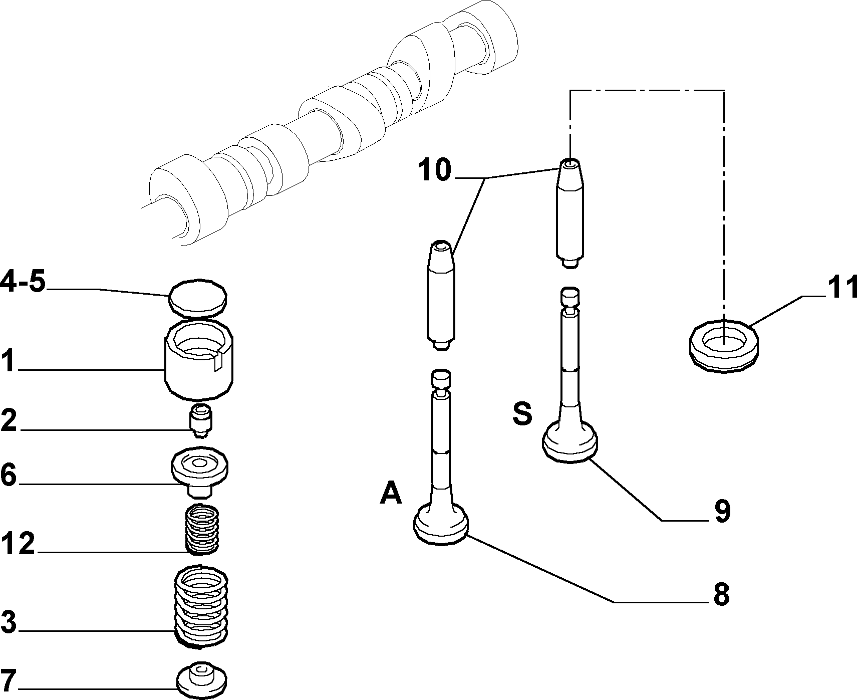 Lancia 4713209 - Regulēšanas paplāksne, Vārsta sprauga ps1.lv