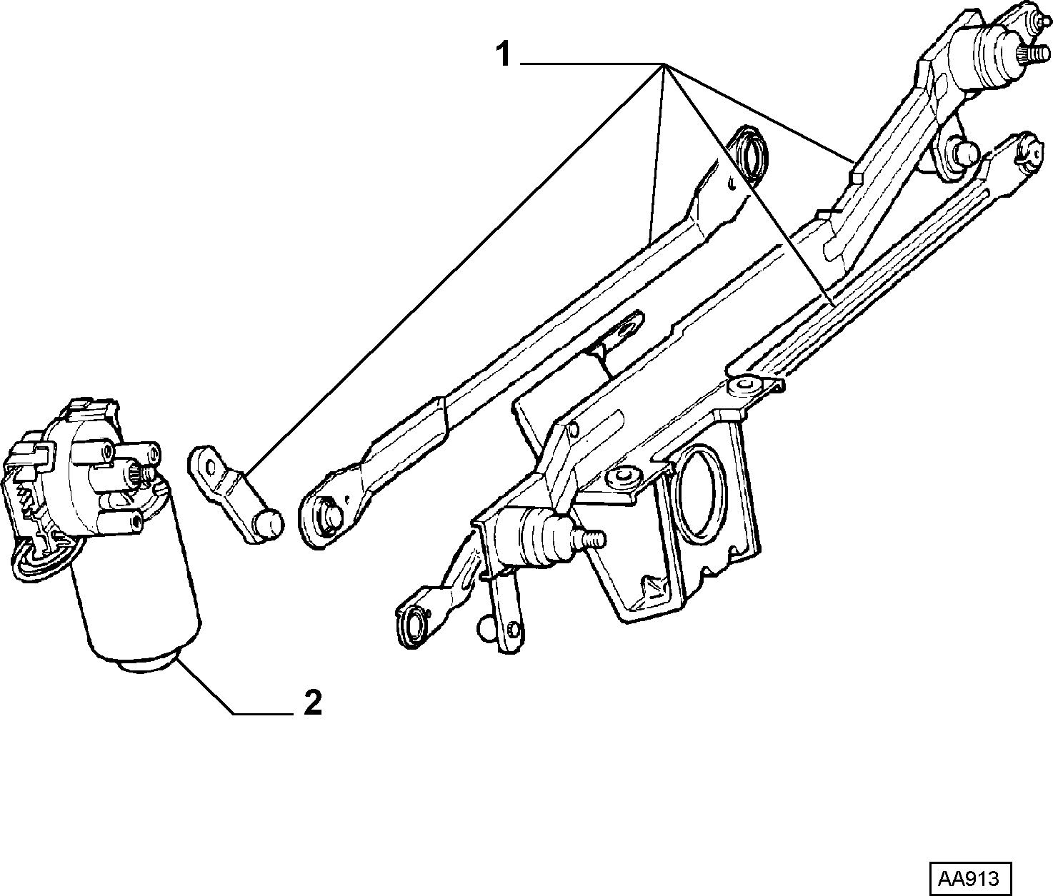 Alfa Romeo 9949394 - Stikla tīrītāju motors ps1.lv