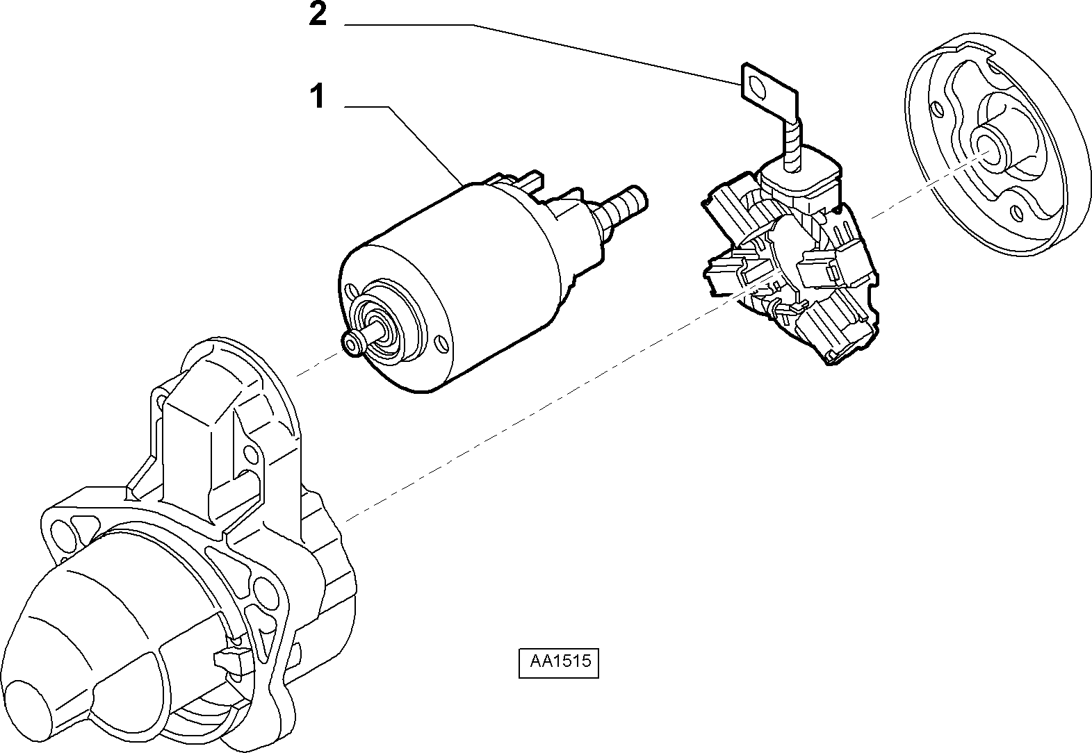 FIAT 77363816 - Ievilcējrelejs, Starteris ps1.lv