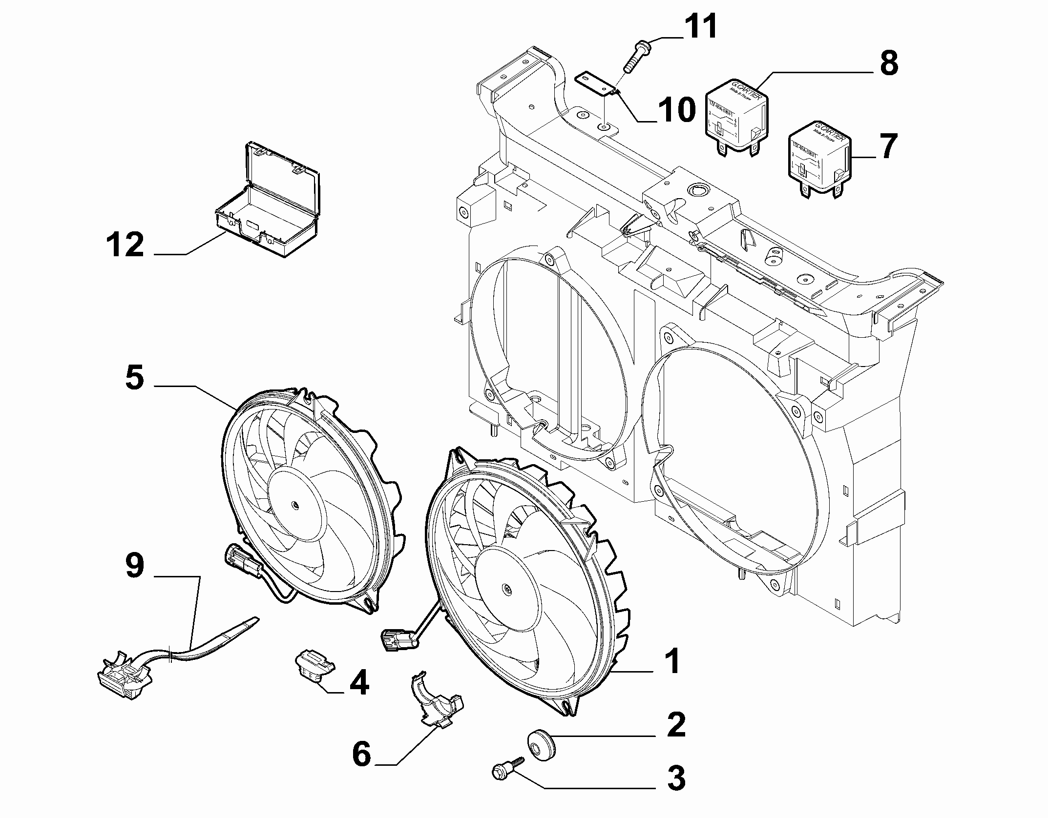 FIAT / LANCIA 1401312280 - Ventilators, Motora dzesēšanas sistēma ps1.lv