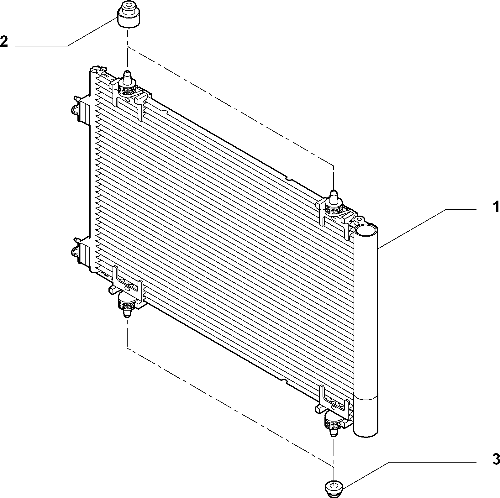 TOYOTA 1440143080 - Kondensators, Gaisa kond. sistēma ps1.lv