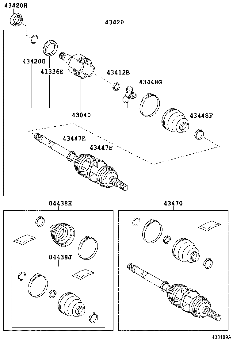 TOYOTA 04437-0H020 - Putekļusargs, Piedziņas vārpsta ps1.lv