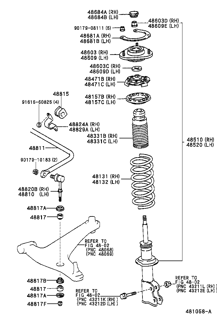 TOYOTA 48817-10020 - Stiepnis / Atsaite, Stabilizators ps1.lv