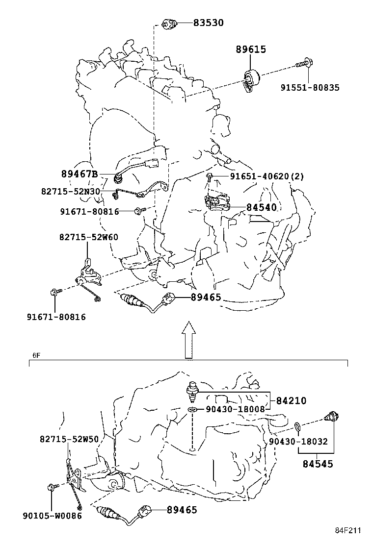 Subaru 89467-52110 - Lambda zonde ps1.lv