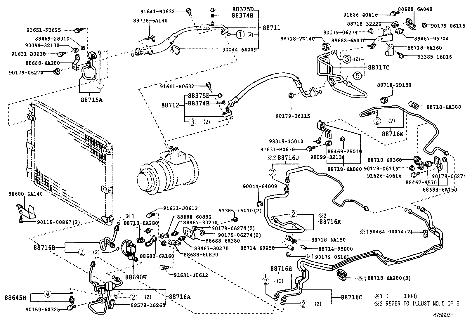 LEXUS 8864534010 - Spiediena slēdzis, Gaisa kondicionēšanas sistēma ps1.lv