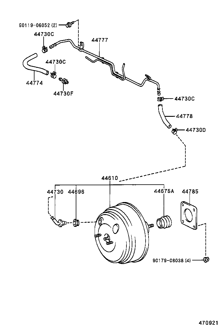 TOYOTA 4461005040 - Sajūga disks ps1.lv