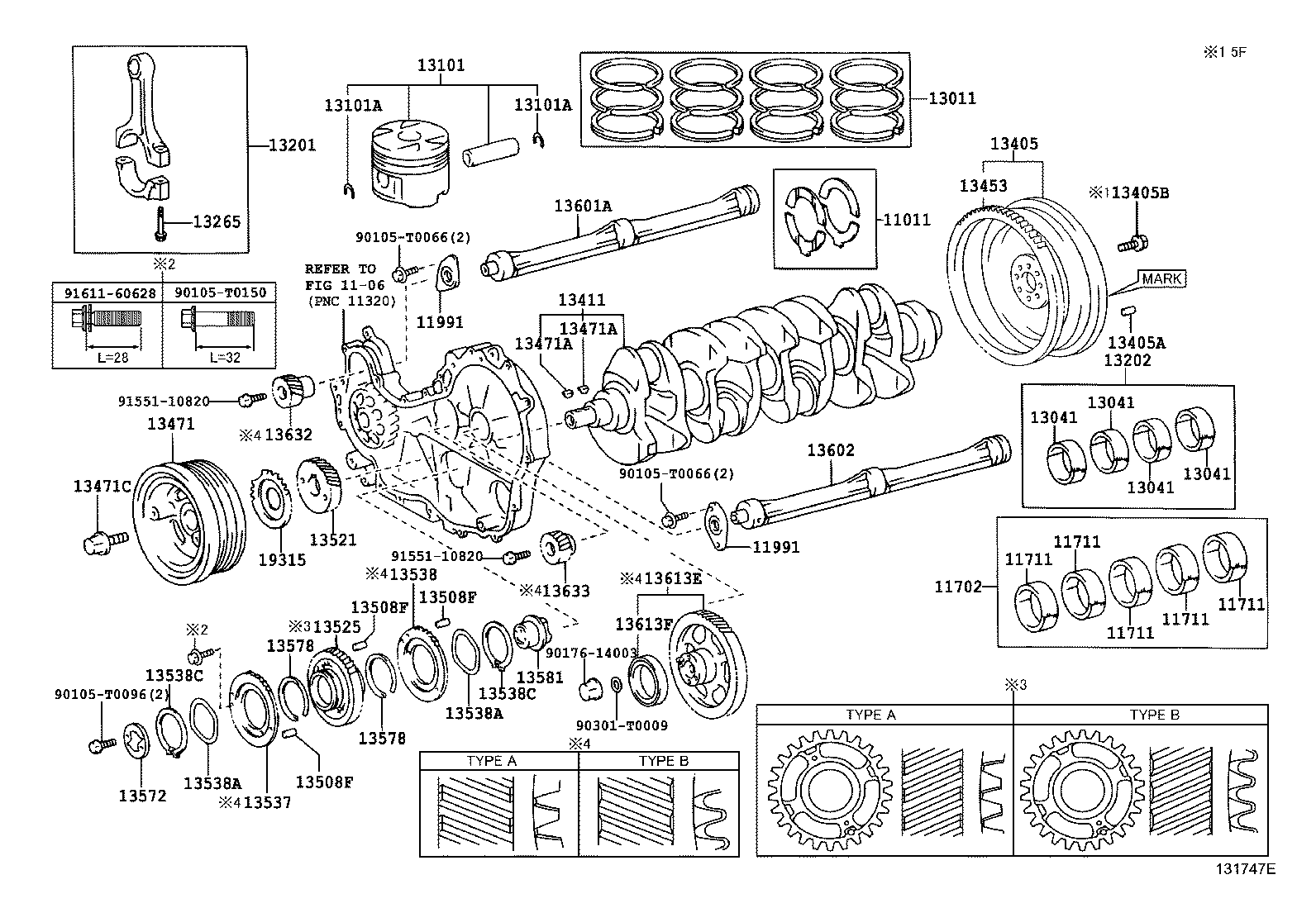 TOYOTA 13408-0L020 - Piedziņas skriemelis, Kloķvārpsta ps1.lv