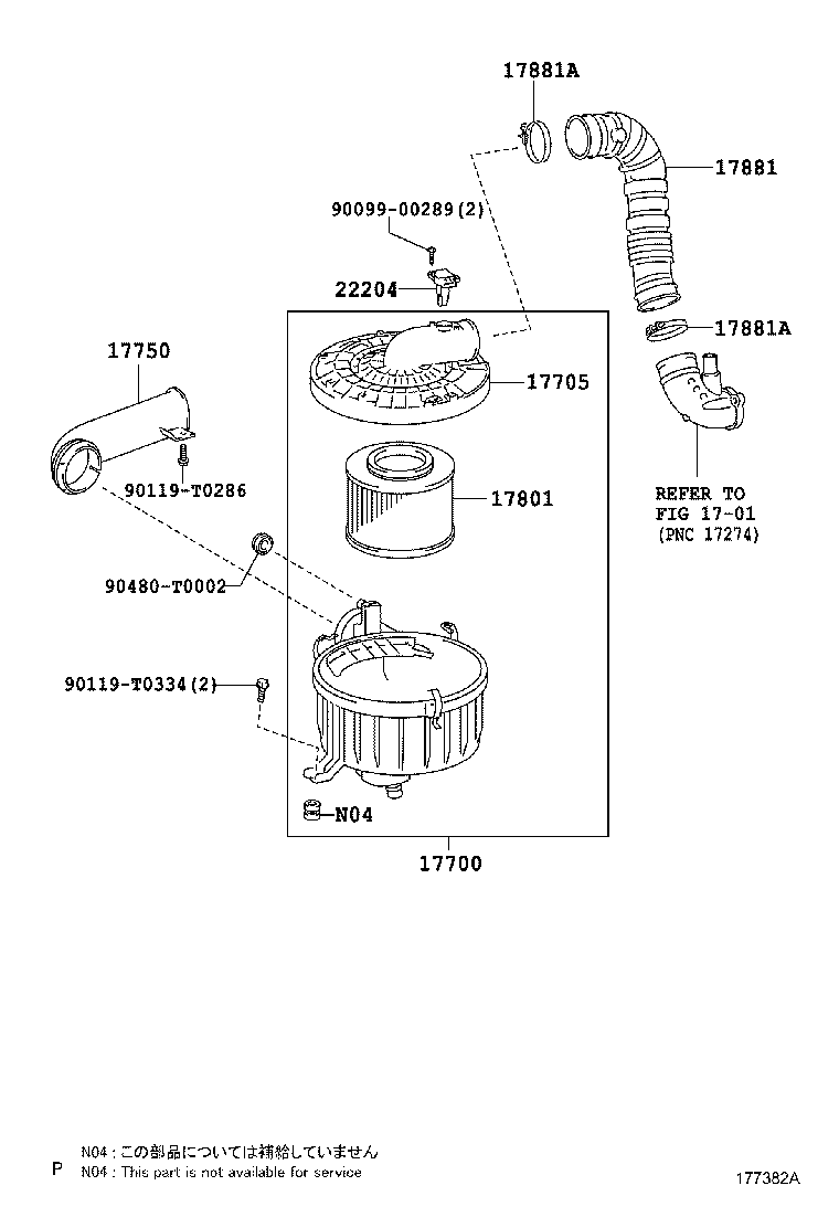 NISSAN 22204-0N010 - Gaisa masas mērītājs ps1.lv