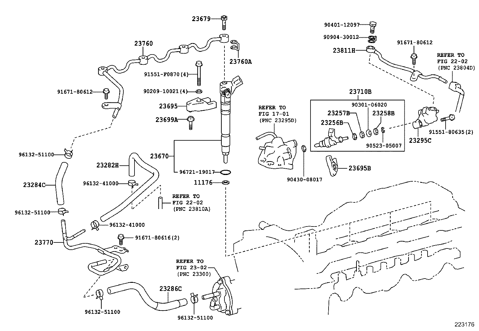 TOYOTA 11176-33010 - Siltumizolācijas paplāksne, Iesmidzināšanas sistēma ps1.lv