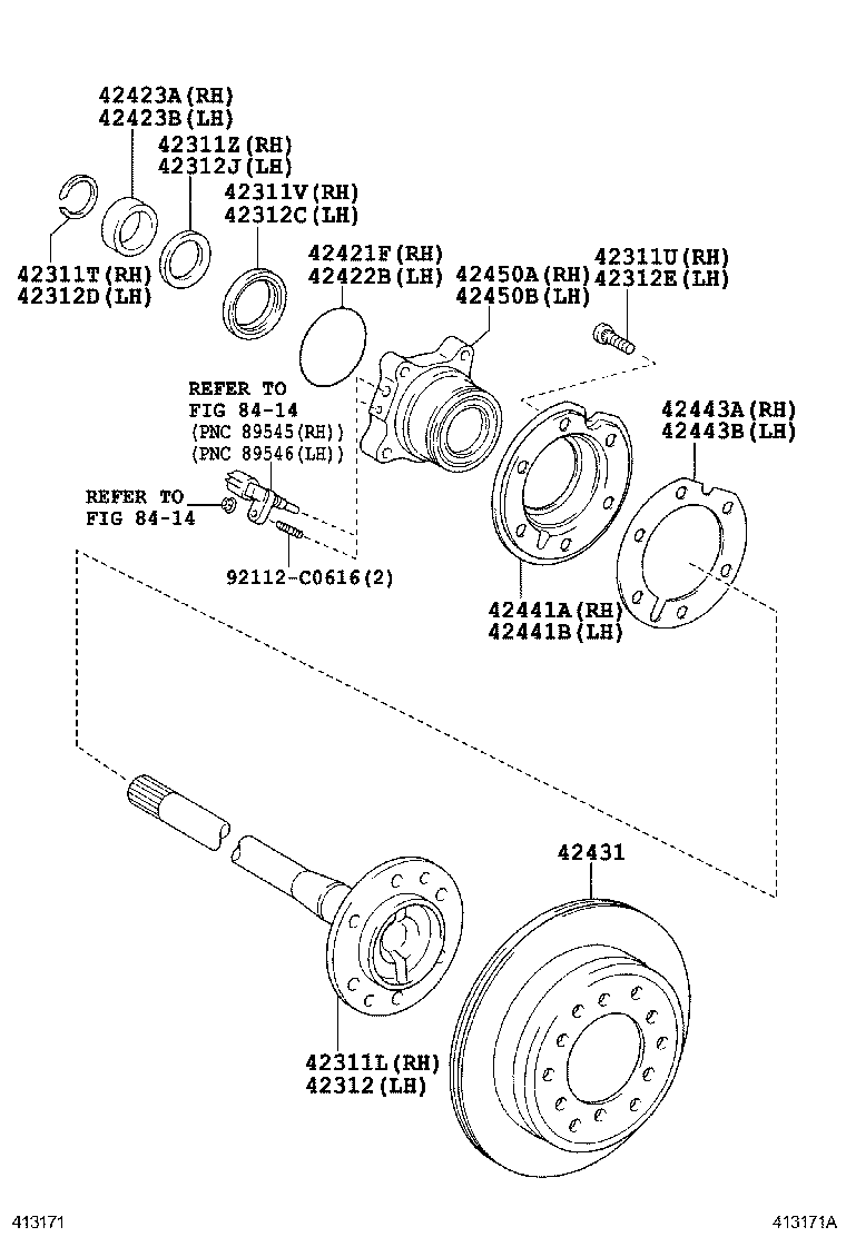 WIESMANN 42423-60050 - Riteņa rumbas gultņa komplekts ps1.lv