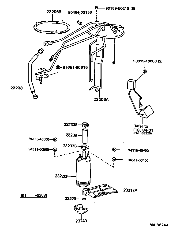 WIESMANN 23220-43070 - Degvielas sūknis ps1.lv