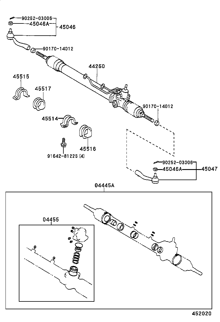 TOYOTA 45047-29065 - Stūres šķērsstiepņa uzgalis ps1.lv