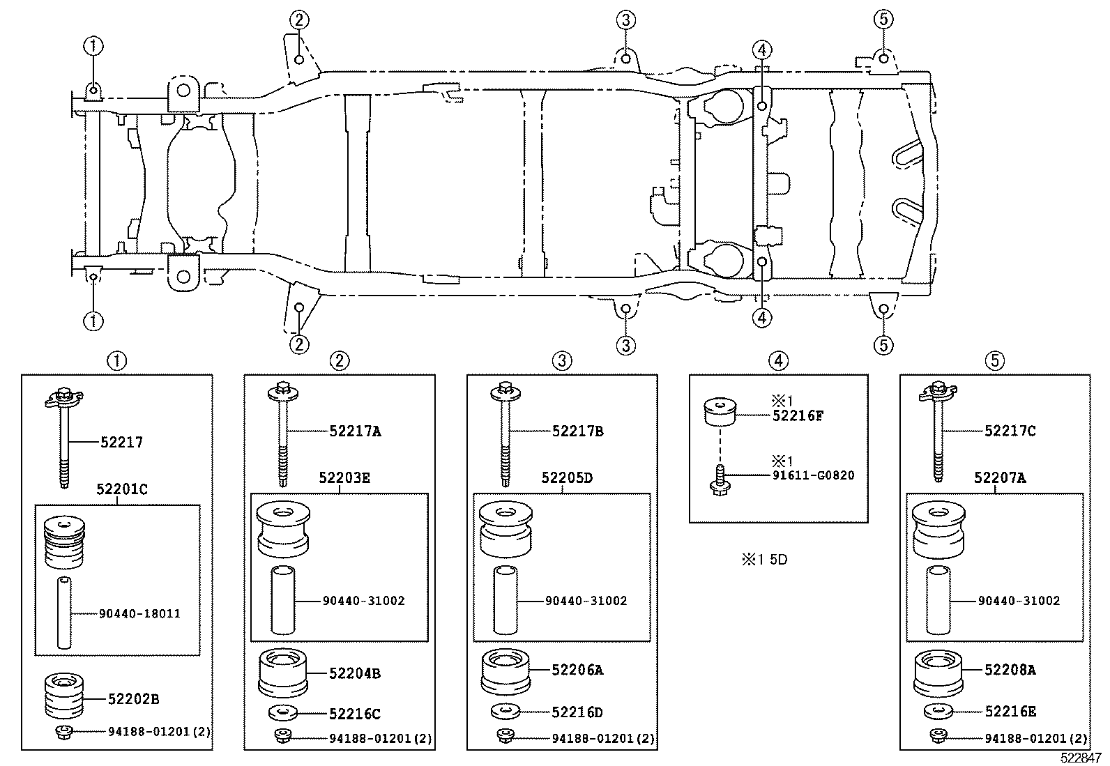 TOYOTA 52202-60060 - Piekare, Tilta sija ps1.lv