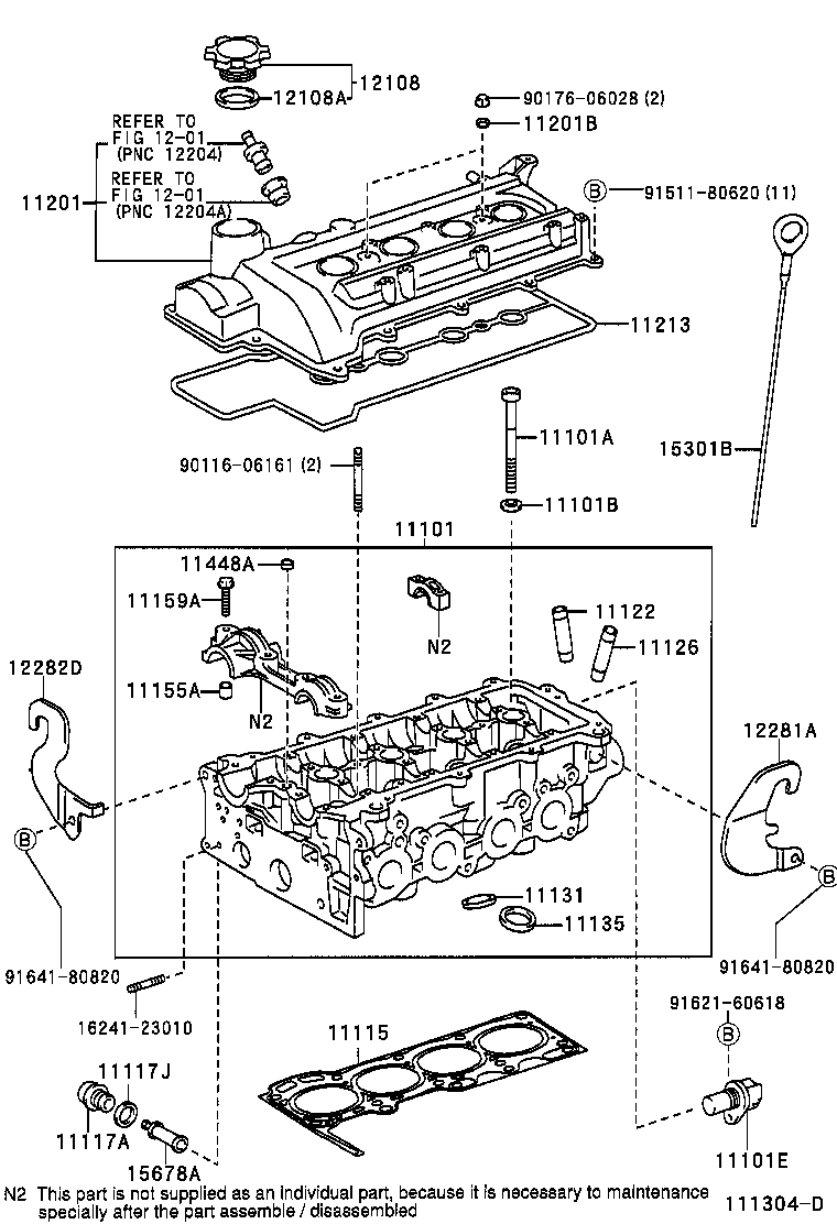 Daihatsu 11213-23020 - Blīve, Motora bloka galvas vāks ps1.lv