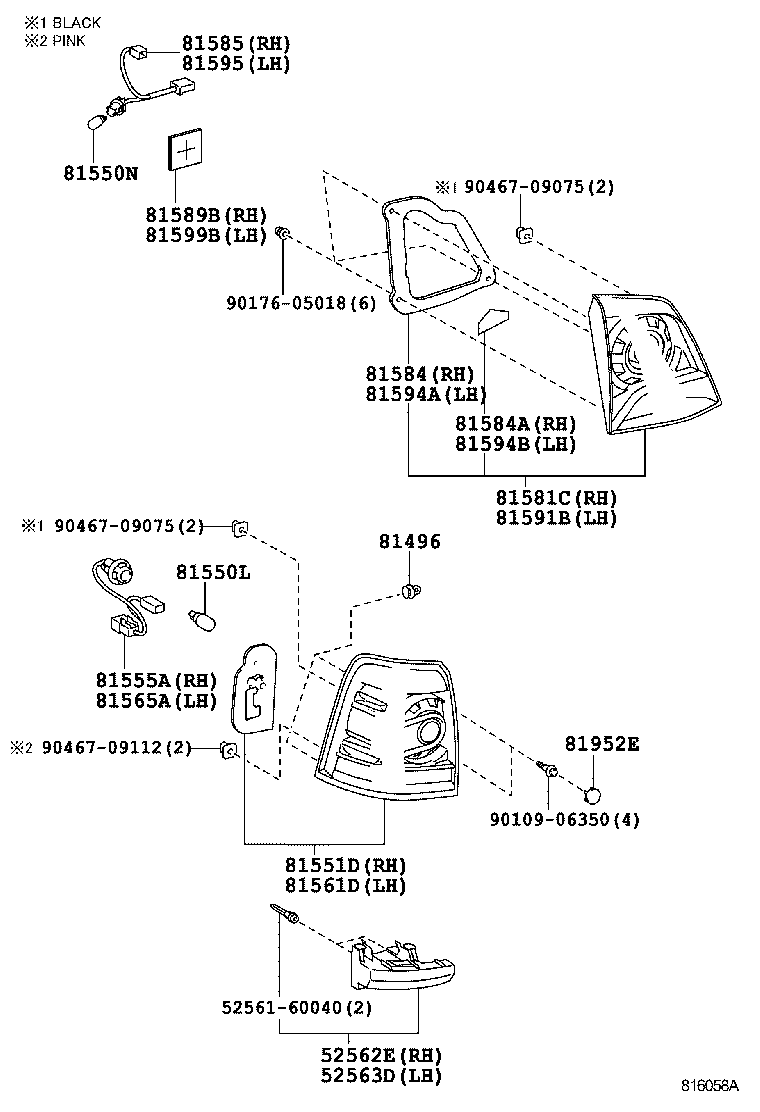 TOYOTA 9098111059 - Kvēlspuldze, Instrumentu paneļa apgaismojums ps1.lv