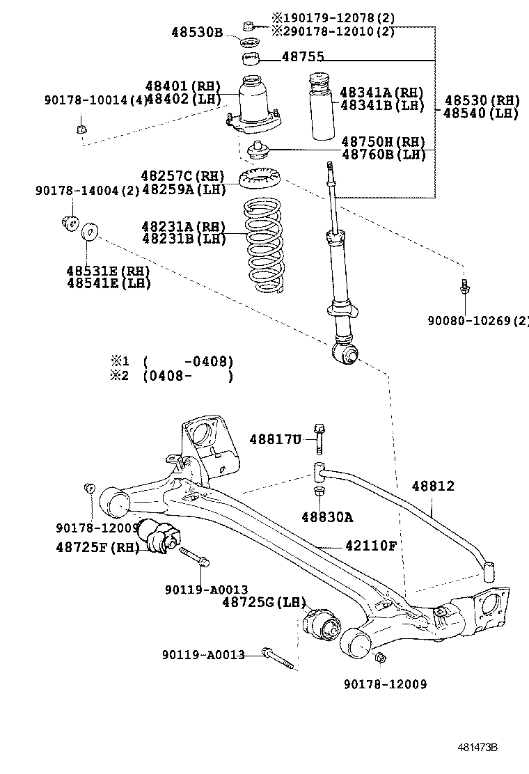 TOYOTA 4875002050 - Amortizatora statnes balsts ps1.lv