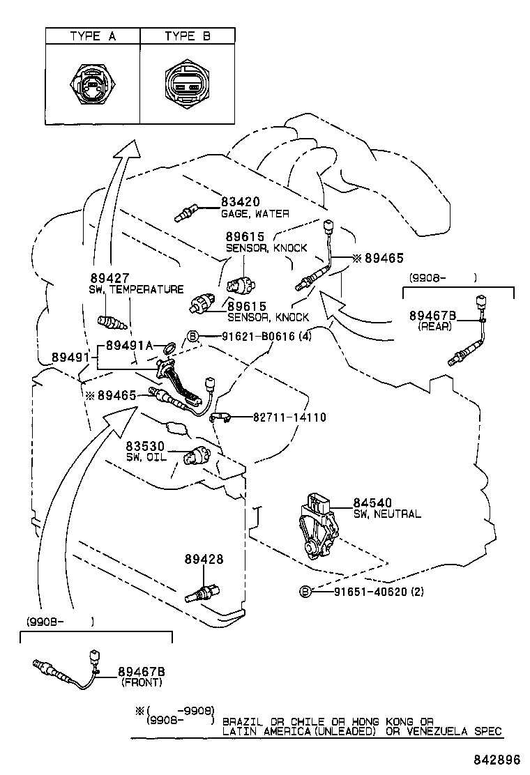 Opel 89465-33180 - Lambda zonde ps1.lv