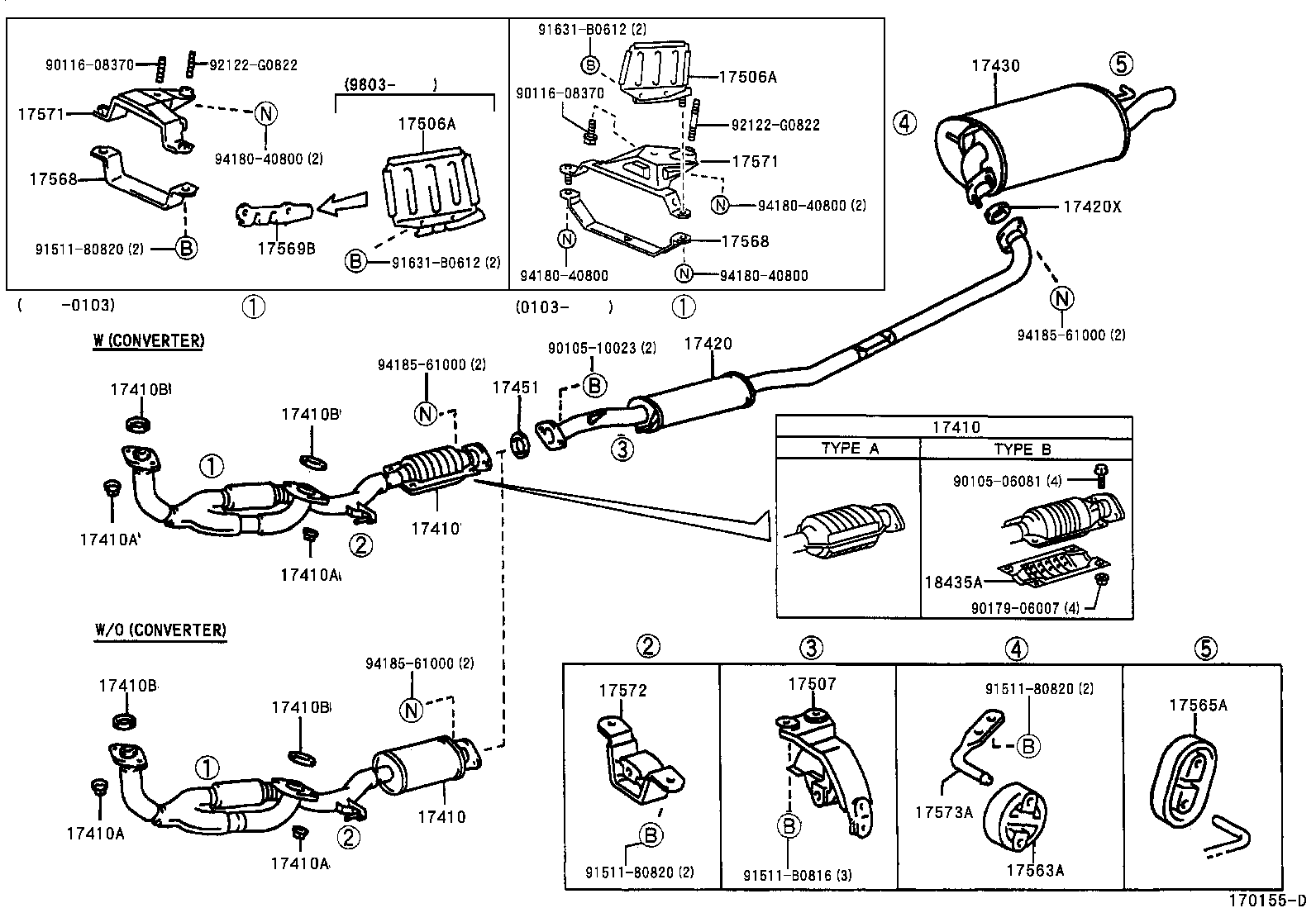 TOYOTA 17565-20060 - Bukse, Stabilizators ps1.lv