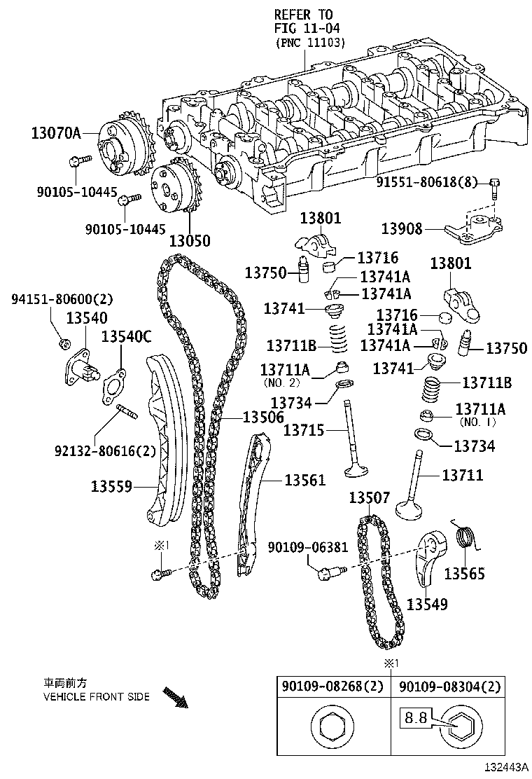 LEXUS 13549-37020 - Ķēdes spriegotājmehānisms, Eļļas sūkņa piedziņa ps1.lv