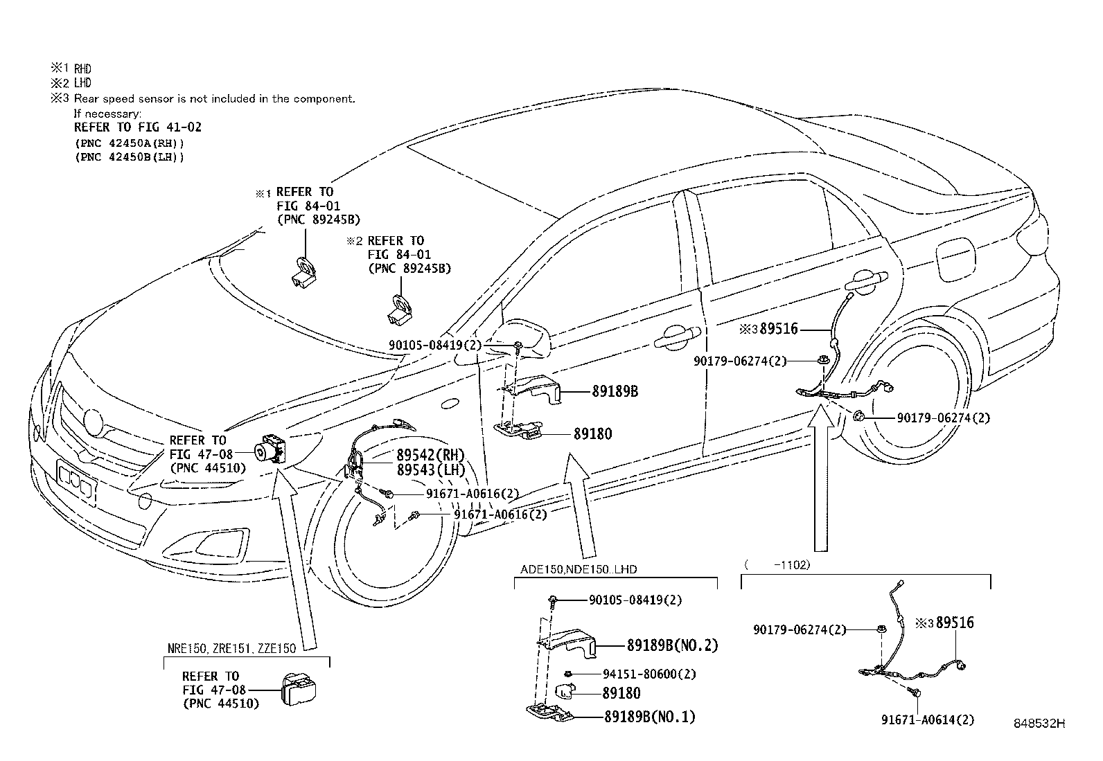 TOYOTA 89543-12080 - Devējs, Riteņu griešanās ātrums ps1.lv