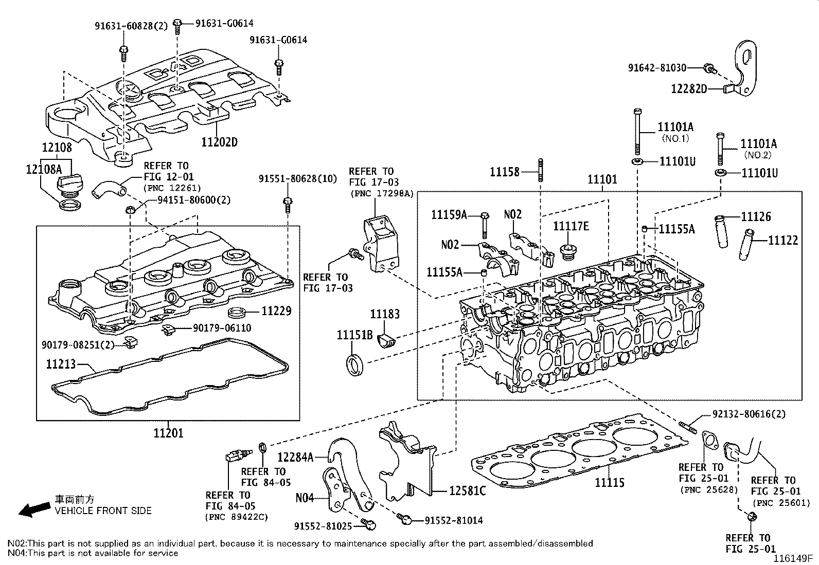 TOYOTA 11115-30032-A0 - Blīve, Motora bloka galva ps1.lv