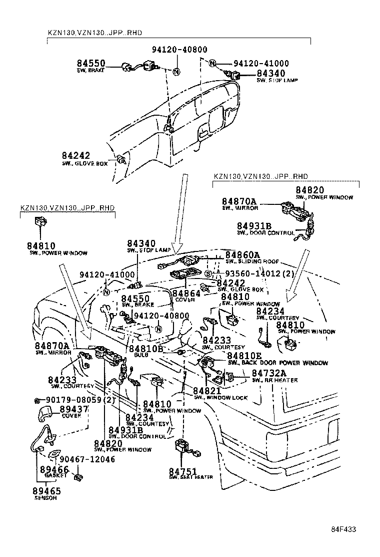 LEXUS 89465-39485 - Lambda zonde ps1.lv