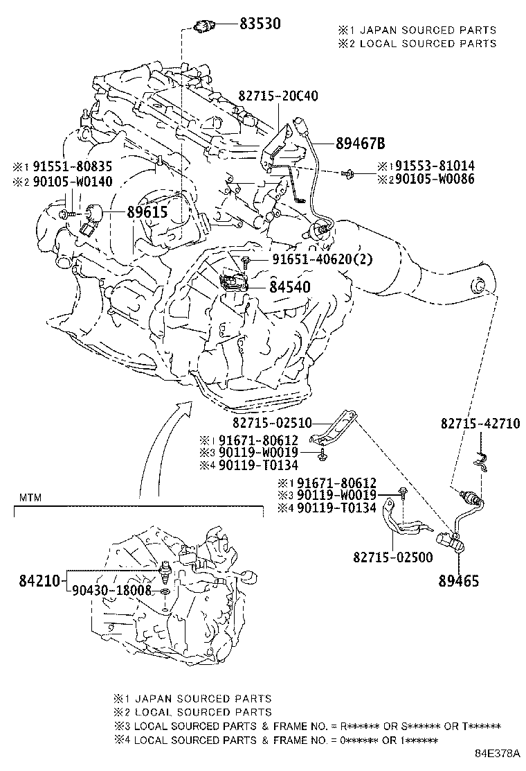 TOYOTA 89465 12A40 - Lambda zonde ps1.lv