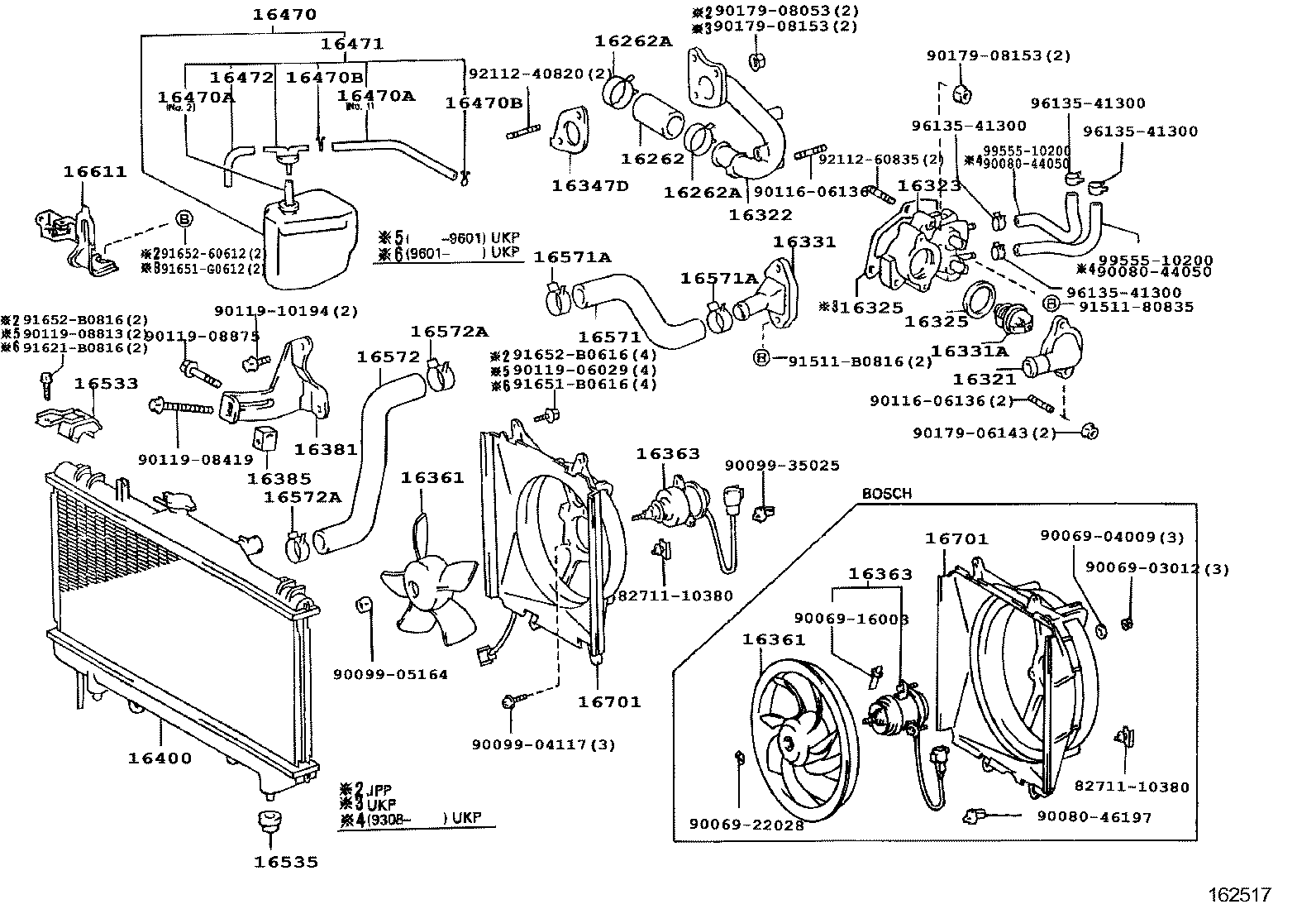 TOYOTA 1632515020 - Blīve, Termostata korpuss ps1.lv