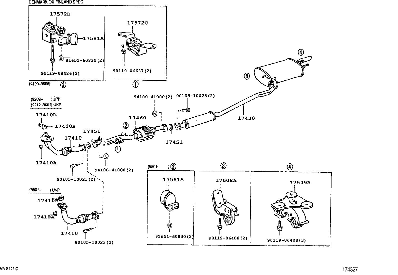 TOYOTA 1750874030 - Bukse, Stabilizators ps1.lv