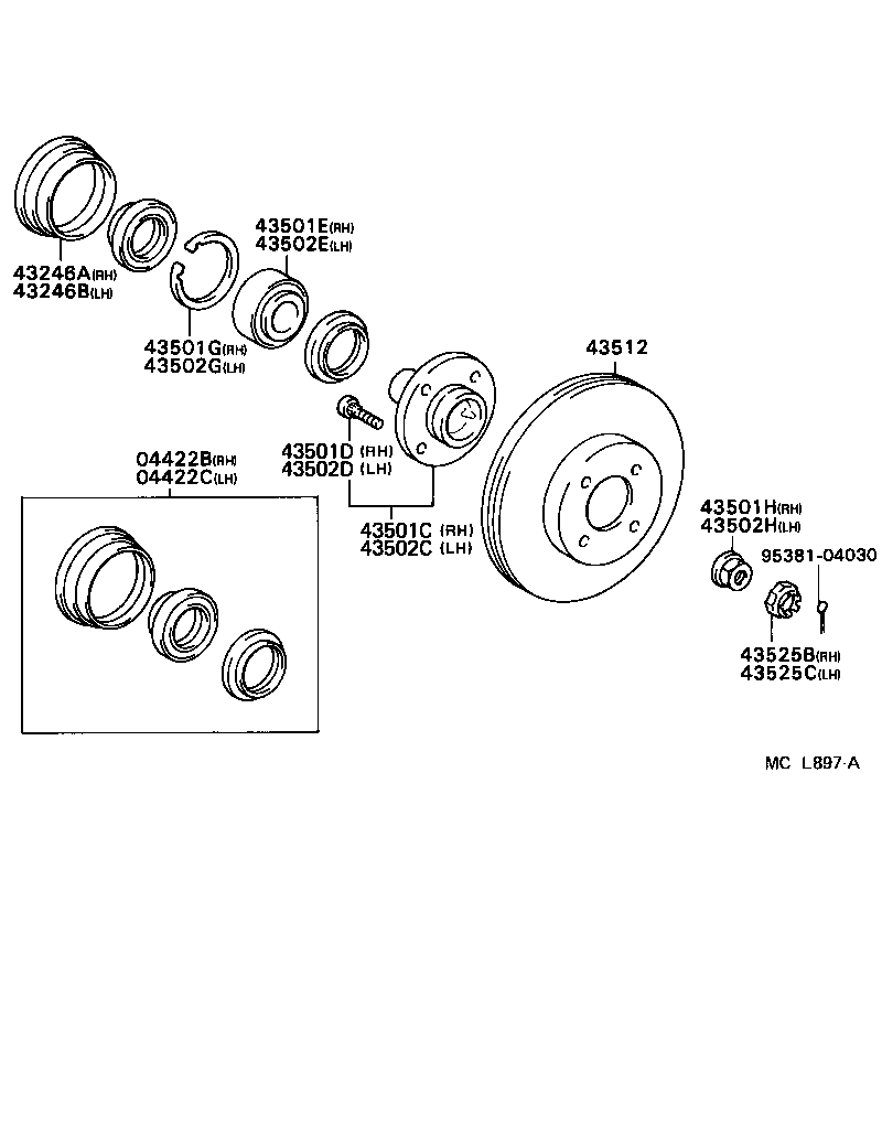 WIESMANN 43512-12550 - Bremžu diski ps1.lv