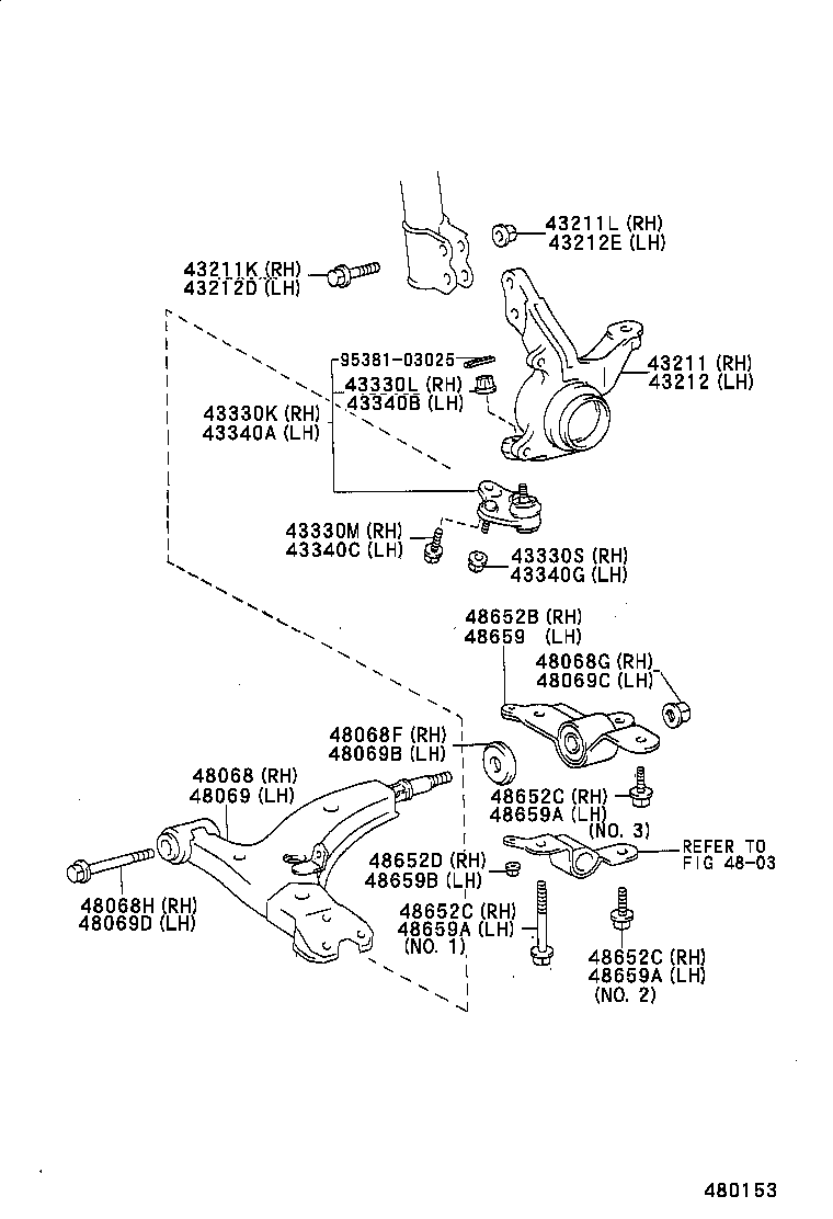 Suzuki 4806812140 - Neatkarīgās balstiekārtas svira, Riteņa piekare ps1.lv