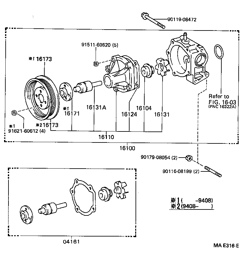 TOYOTA 16110-19106 - Ūdenssūknis ps1.lv