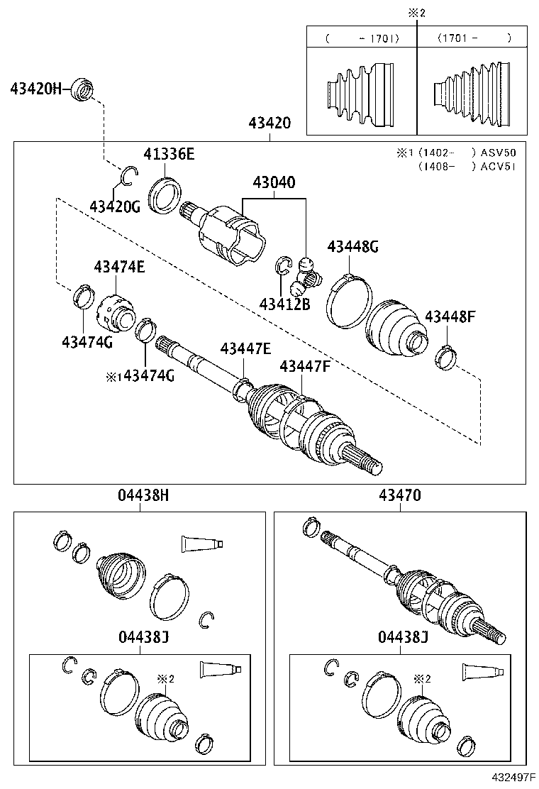 TOYOTA 04438-06610 - Putekļusargs, Piedziņas vārpsta ps1.lv