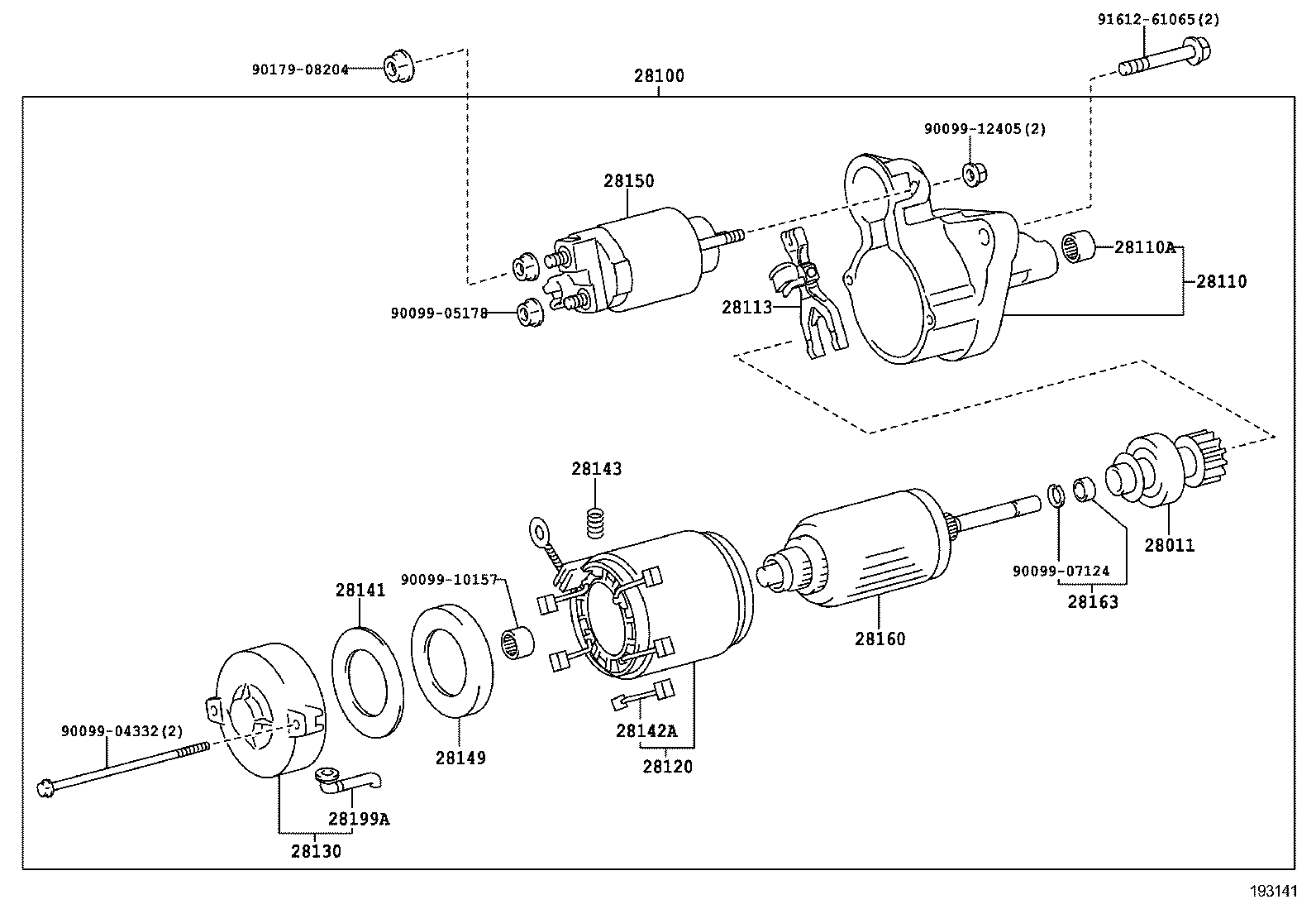 TOYOTA 28100-40120 - Starteris ps1.lv