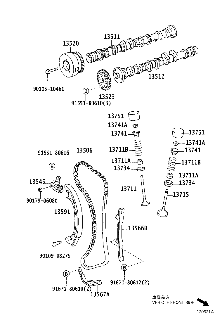 TOYOTA 137150J010 - Izplūdes vārsts ps1.lv