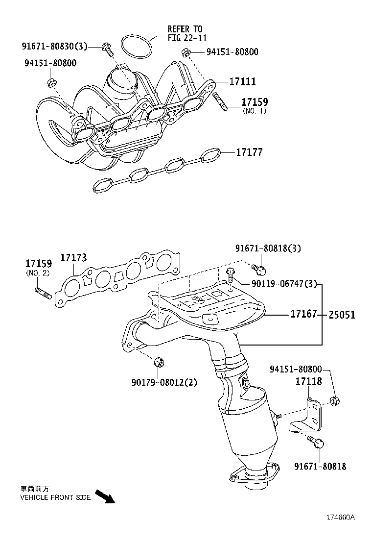 TOYOTA 17177-23020 - Blīve, Ieplūdes kolektors ps1.lv