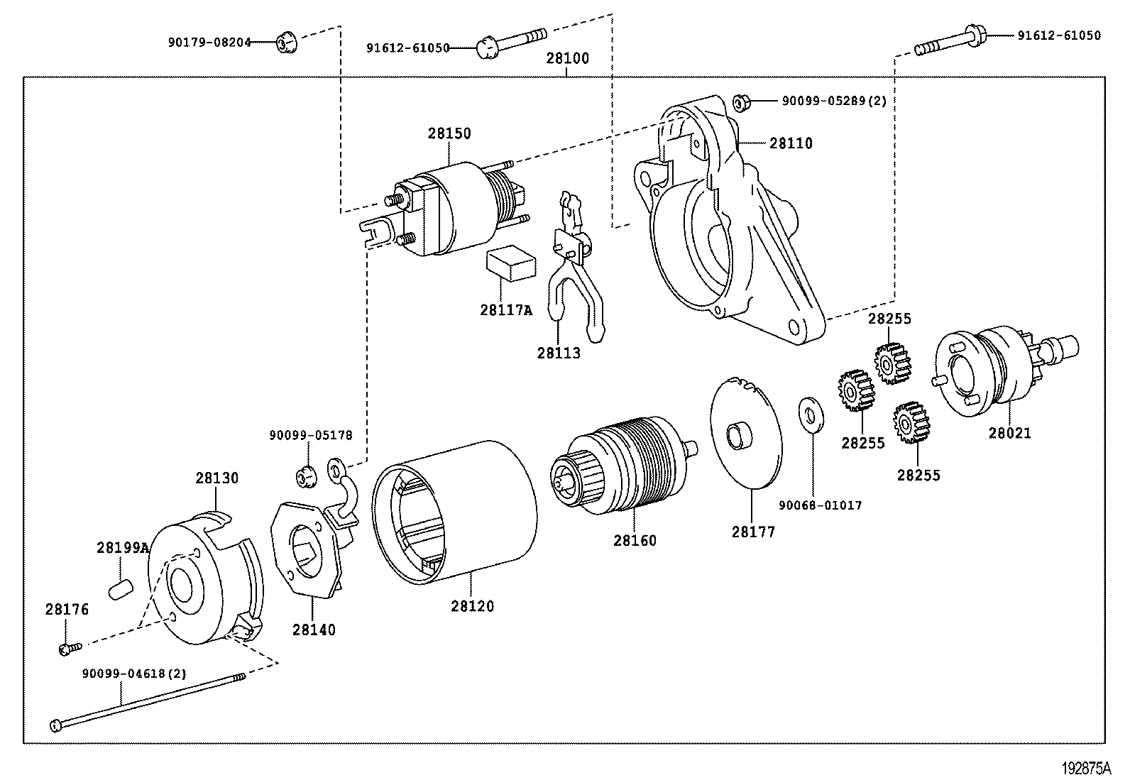 TOYOTA 281000J050 - Starteris ps1.lv