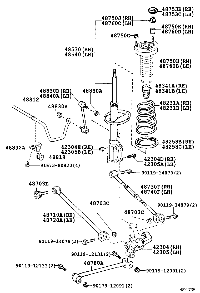 TOYOTA 48760-33080 - Piekare, Amortizators ps1.lv