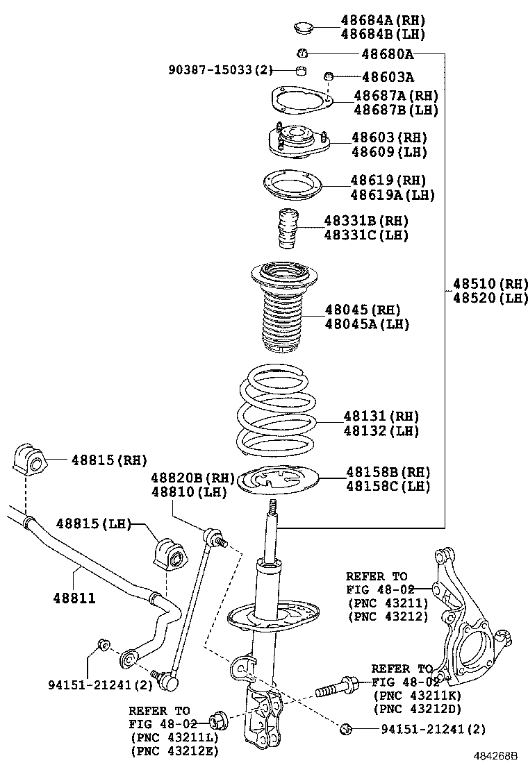 TOYOTA 48331-42120 - Gājiena ierobežotājs, Atsperojums ps1.lv