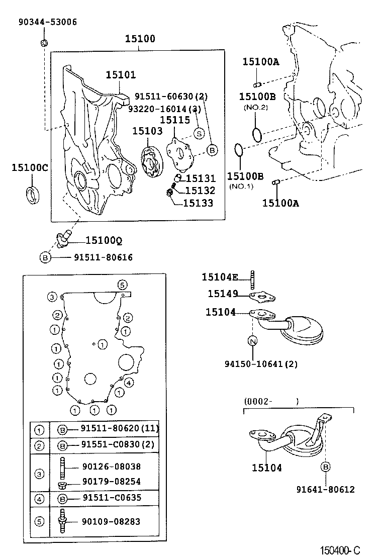 Suzuki 1510021030 - Eļļas sūknis ps1.lv