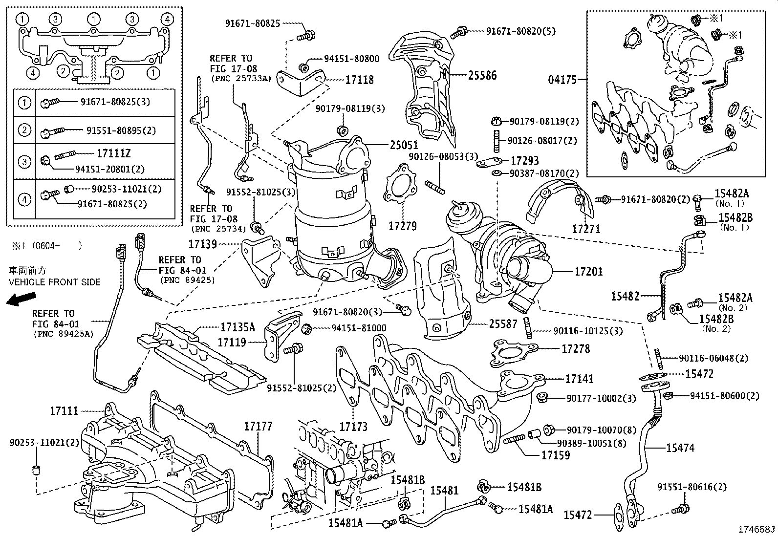 TOYOTA 25051-26020 - Asortiments, Sodrēju / Daļiņu filtra remonts ps1.lv