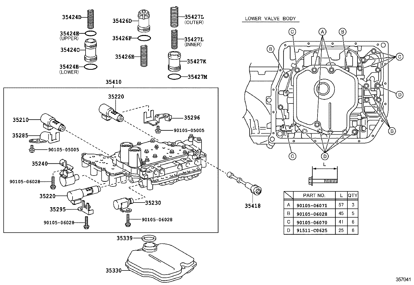 TOYOTA 35330-28010 - Hidrofiltrs, Automātiskā pārnesumkārba ps1.lv