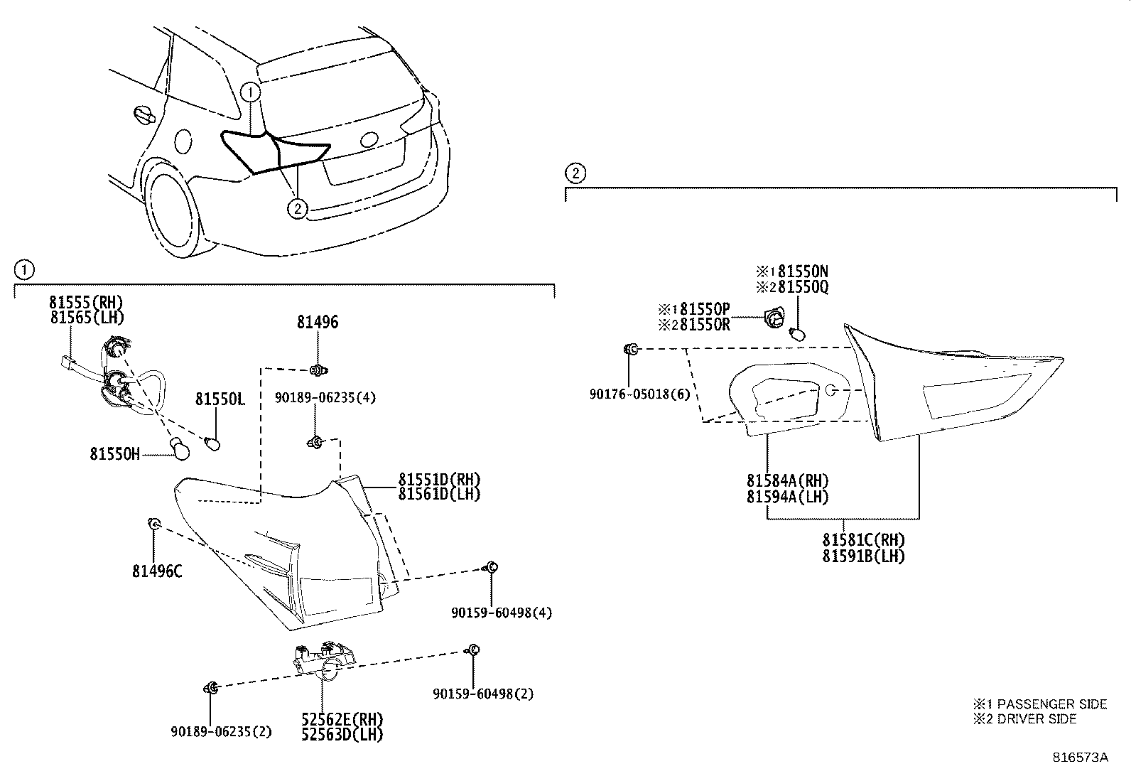 TOYOTA 90080-81089 - Kvēlspuldze, Dienas gaismas lukturis ps1.lv