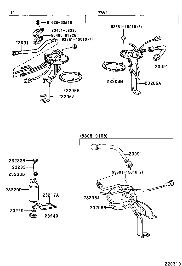 Eagle 23221 46010 - Degvielas sūknis ps1.lv